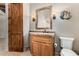 Bathroom features a corner vanity and updated fixtures at 19007 E Lazo Ct, Rio Verde, AZ 85263