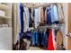 Ample closet space with hanging rods and shelving for all your clothes and shoes at 19007 E Lazo Ct, Rio Verde, AZ 85263