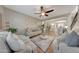 Spacious living room with hardwood floors, neutral color palette, and ample natural light at 20744 W Hamilton St, Buckeye, AZ 85396