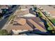 Aerial view of home showcasing roofline and backyard at 21160 E Cattle Dr, Queen Creek, AZ 85142