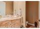 Bathroom with granite countertop and toilet at 213 E Summerside Rd, Phoenix, AZ 85042