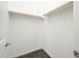 Bright walk-in closet with carpeted floor and built-in shelving, ready for organization at 25505 W Brookhart Way, Wittmann, AZ 85361