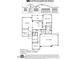 Detailed floor plan showcasing layout of residence with living spaces, bedrooms, and attached three-car garage at 25505 W Brookhart Way, Wittmann, AZ 85361