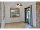 Bedroom with tile floors and sliding glass door at 2731 E Laurel Ln, Phoenix, AZ 85028