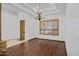 Dining area with hardwood floors and a view of entry at 2731 E Laurel Ln, Phoenix, AZ 85028