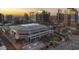 Stunning aerial view of downtown at dusk, showcasing the city's skyline at 310 S 4Th St # 2202, Phoenix, AZ 85004