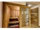 Inviting sauna with wooden benches and a glass door, perfect for relaxation at 310 S 4Th St # 2202, Phoenix, AZ 85004