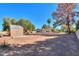 Large backyard with shed and partial house view at 4027 E Pueblo Ave, Mesa, AZ 85206