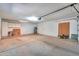 Spacious two-car garage with ample storage space at 4027 E Pueblo Ave, Mesa, AZ 85206