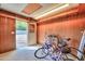 Garage with bikes, storage, and exterior access at 4027 E Pueblo Ave, Mesa, AZ 85206