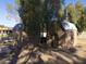 Two-storage sheds in a sunny backyard setting at 4027 E Pueblo Ave, Mesa, AZ 85206