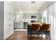 Modern kitchen with gray cabinets and island at 4608 N 12Th Pl, Phoenix, AZ 85014