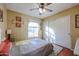 Charming bedroom with a double bed and garden views at 4938 W Michelle Dr, Glendale, AZ 85308