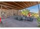 Community outdoor space with seating, fireplace, and covered area at 518 E Balao Dr, Phoenix, AZ 85085