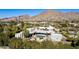 Stunning aerial view showcasing the home and mountain backdrop at 5301 E Calle Del Norte --, Phoenix, AZ 85018