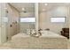 Luxurious bathroom with soaking tub and walk-in shower at 5301 E Calle Del Norte --, Phoenix, AZ 85018