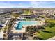 Aerial view of community pool and clubhouse at 5622 S Tobin Ave, Mesa, AZ 85212