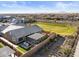 Aerial view of house with backyard patio and pergola at 5622 S Tobin Ave, Mesa, AZ 85212