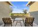 Relaxing patio with seating area and view of the community at 5622 S Tobin Ave, Mesa, AZ 85212