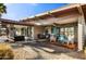 Spacious patio with rocking chairs and outdoor seating at 723 S Edgewater Dr, Mesa, AZ 85208