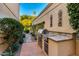 Outdoor kitchen with built-in grill and granite countertops at 7500 E Mccormick Pkwy # 78, Scottsdale, AZ 85258