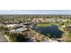 Aerial view of community pool and surrounding buildings at 7756 E Coralbell Ave, Mesa, AZ 85208