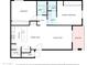 Floor plan displaying a spacious layout with multiple rooms at 7777 E Main St # 228, Scottsdale, AZ 85251