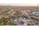 Aerial view of property with multiple buildings, roads and desert landscape at 843 N Arroya Rd, Apache Junction, AZ 85119