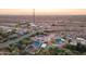 Aerial view of property with multiple buildings and surrounding desert landscape at 843 N Arroya Rd, Apache Junction, AZ 85119