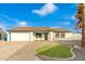 Single-story home with a white garage door at 1152 W Greenway Dr, Tempe, AZ 85282