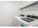 Bright laundry room with washer and dryer included at 1152 W Greenway Dr, Tempe, AZ 85282