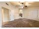 Bedroom with carpet flooring and double closets at 1157 E Liberty Ln, Gilbert, AZ 85296