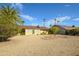 Landscaped backyard with gravel and a bird bath at 12323 W Tigerseye Dr, Sun City West, AZ 85375