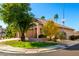 Two story house with attached garage and landscaping at 16614 N 51St St, Scottsdale, AZ 85254