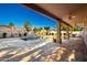 Relaxing covered patio overlooking the pool at 16614 N 51St St, Scottsdale, AZ 85254