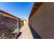 Side yard with gravel and storage shed at 17215 W Molly Ln, Surprise, AZ 85387