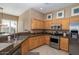 Well-equipped kitchen featuring stainless steel appliances and granite countertops at 1942 W Peninsula Cir, Chandler, AZ 85248