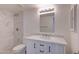 Updated bathroom with marble shower and vanity at 200 E Southern Ave # 175, Tempe, AZ 85282