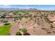 Aerial view of community with mountain backdrop at 20515 N 264Th Ave, Buckeye, AZ 85396