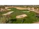 Aerial view of golfers on a lush green golf course at 21320 N 56Th St # 2001, Phoenix, AZ 85054