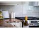 Kitchen counter with cookbook and oil dispenser at 21320 N 56Th St # 2001, Phoenix, AZ 85054