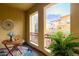 Furnished balcony offering an outdoor seating area at 2150 W Alameda Rd # 1112, Phoenix, AZ 85085