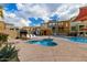 Community pool and spa with lounge chairs at 2150 W Alameda Rd # 1112, Phoenix, AZ 85085