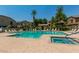 Relaxing community pool and spa with ample seating at 2150 W Alameda Rd # 1112, Phoenix, AZ 85085