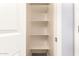 Neat storage closet with shelving at 2150 W Alameda Rd # 1112, Phoenix, AZ 85085