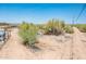 Desert homesite with view of the surrounding desert landscape and utility access at 21916 W Duane Ln, Wittmann, AZ 85361