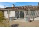 Backyard with gravel and pergola at 2543 E Manhatton Dr, Tempe, AZ 85282