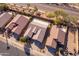 Aerial view showcasing the home's location in a residential area at 2629 E Santa Maria Dr, Casa Grande, AZ 85194