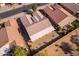 Aerial view of the house and surrounding neighborhood at 2629 E Santa Maria Dr, Casa Grande, AZ 85194