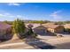 Single-story house with desert landscaping, two-car garage, and mountain views at 2629 E Santa Maria Dr, Casa Grande, AZ 85194